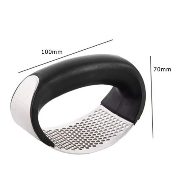 Stainless Steel Garlic Presser Manual Garlic Mincer Chopping Garlic Tools - Image 6