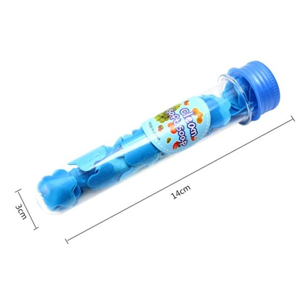 2 PCS Portable Petal Soap Foaming Flower Paper Fruity Odour For Travel Camping Outdoor Random Color Delivery - Image 2