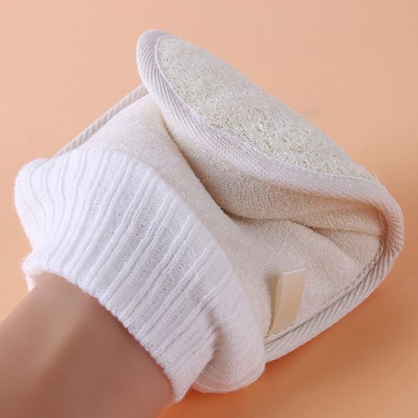 Natural Loofah Gloves Bath Scrub - Image 6