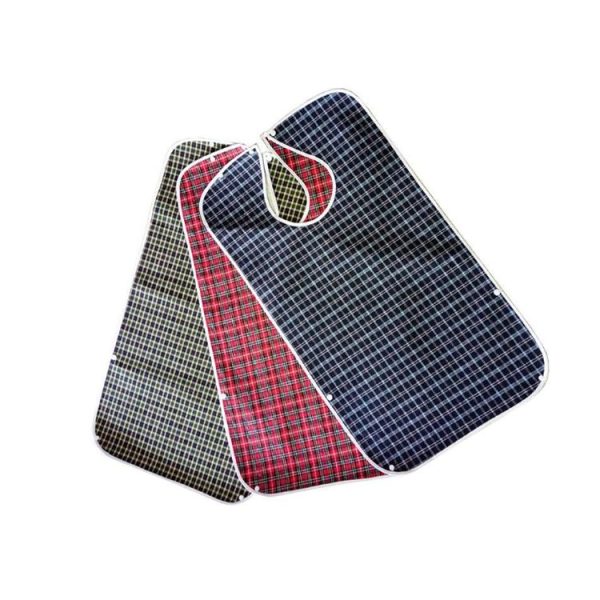 Waterproof Adult Mealtime Bib Aprons (Deep Blue) - Image 7