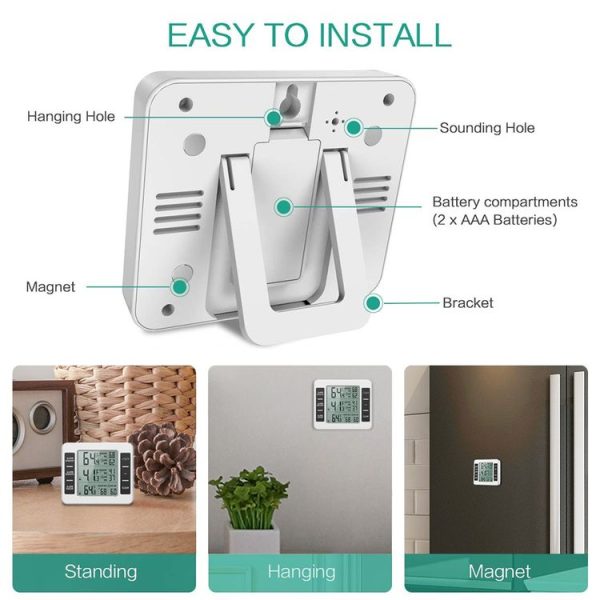 Home Wireless Refrigerator Thermometer - Image 5