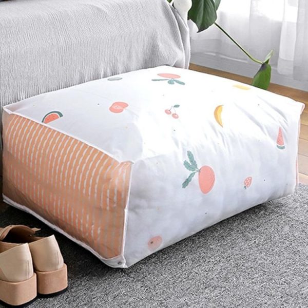 Quilt Storage Bag Dustproof Quilt Moisture-proof Packing Bag Storage Bag (Flamingo) - Image 4