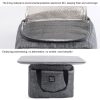 Thickened Handheld Lunch Bag Insulated Bento Bags Kids Lunch Kits (Gray) - Image 3