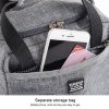 Thickened Handheld Lunch Bag Insulated Bento Bags Kids Lunch Kits (Gray) - Image 5