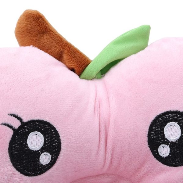 Kids Cartoon Apple Shaped Baby Pillow (Blue) - Image 4