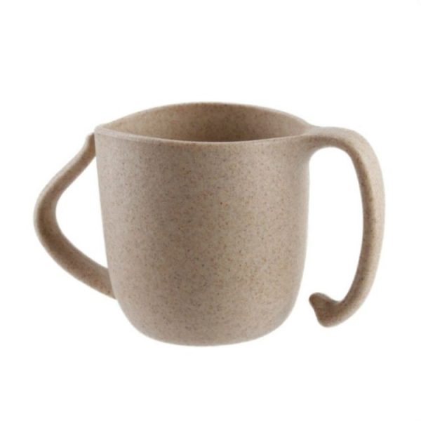 Children Wheat Fiber Drinking Cup Anti-Scalding Milk Cup (Wheat)