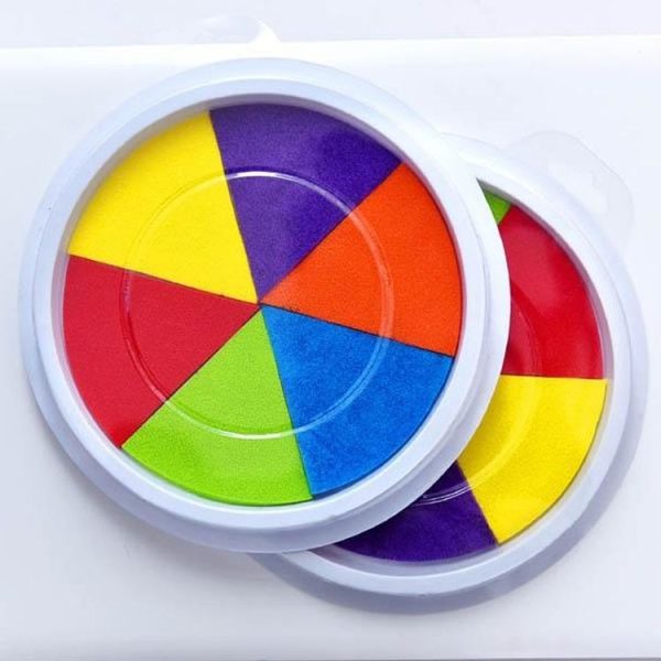 3 PCS DIY Kids Finger Painting Drawing Toys Baby Funny Graffiti Non-toxic Washable Paints Inkpad - Image 5