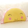 Baby Plush Pillow Cartoon Cushion Kid Sleeping Toy Infant Comforting Doll Animal Shaped Pillows Home Decoration, Size: 55cm (Smile) - Image 2