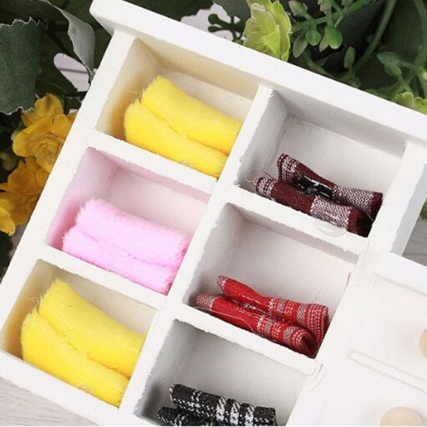 2 PCS Miniature Doll House Creative Home Wooden Craft Ornaments Children's Educational Toys - Image 4