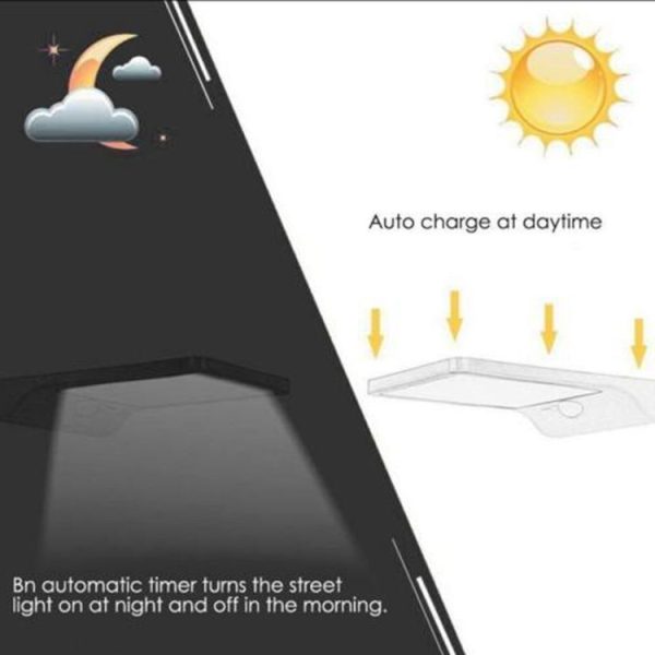 Solar Lights Outdoor 36 LED Super Bright Solar Lamp 280LM Motion Sensor Security Lights Wireless Waterproof Flexible Wall Lights - Image 2