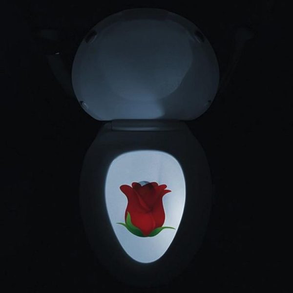 3 PCS Motion Sensor Toilet Seat Lighting Backlight Automatic LED Projection Night Light - Image 6