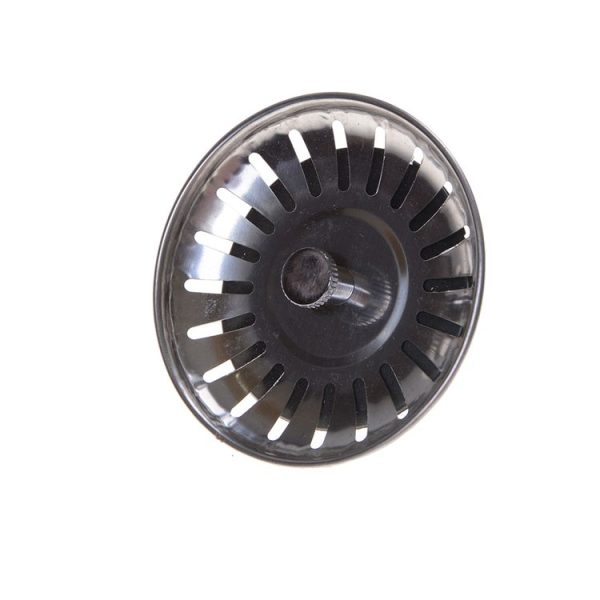 Stainless Steel Bathroom Kitchen Sink Strainer Flume Cover - Image 3