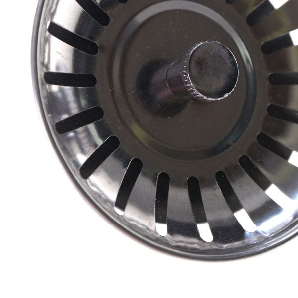 Stainless Steel Bathroom Kitchen Sink Strainer Flume Cover - Image 4