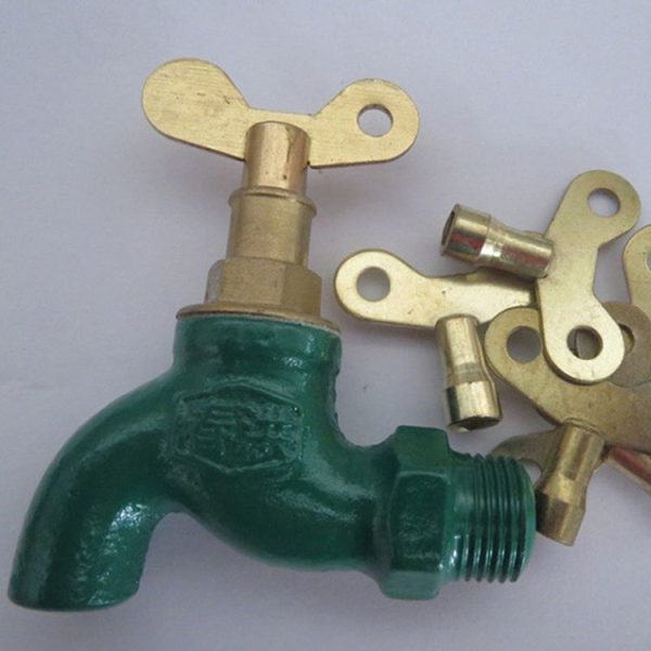 5 PCS Faucet Key Solid Brass Lock Radiator Plumbing Drainage Square Hole Socket Faucet Key - Image 7