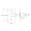 S85022D Waterproof Access Control Switch Cell Self-reset Rainproof Exit Button - Image 6