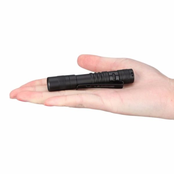 Mini LED Pen-shaped Strong Flashlight Pen Clip Torch, Size: 9.1cm - Image 7