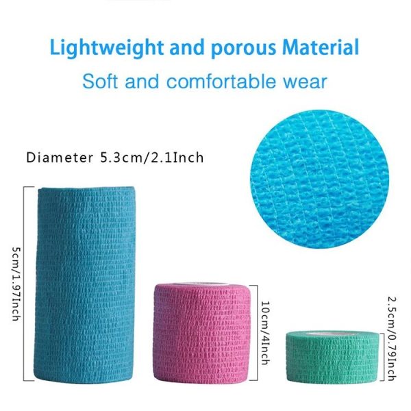 Self-adhesive Elastic Bandage for Sports, Size: 450 x 10cm - Image 3