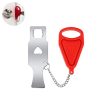 Portable Security Lock Door Lock Anti-theft Lock, Style: Red Triangle