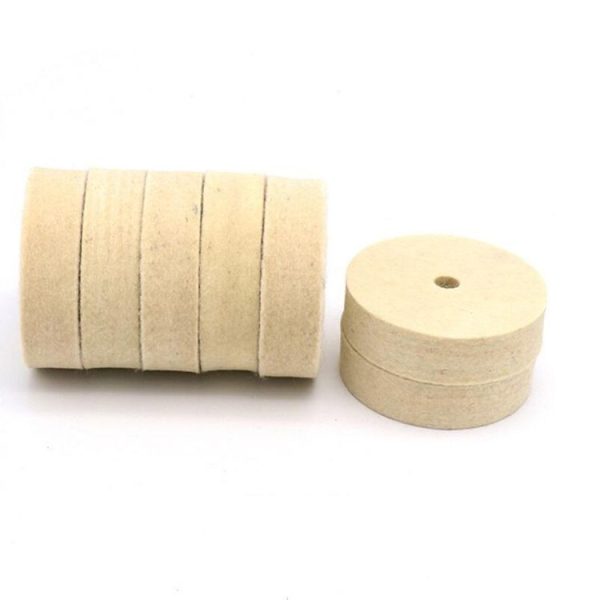Wool Wheel Mill Accessories Metal Polishing Wheel, Size: 75x10mm - Image 3