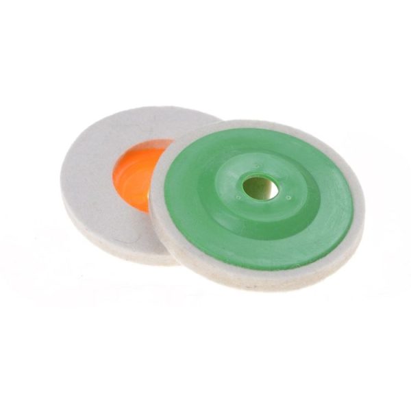 3 PCS Wheel Grinding Polishing Disc Set for Metal Abrasive Rotary Wool Buffing Pad Wheel Felt Buffer, Random Color Delivery - Image 6