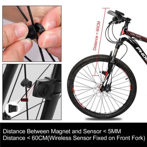 WEST BIKING Wireless Solar Code Table Mountain Road Bike Large Character Code Table Five Language Waterproof Speedometer - Image 13