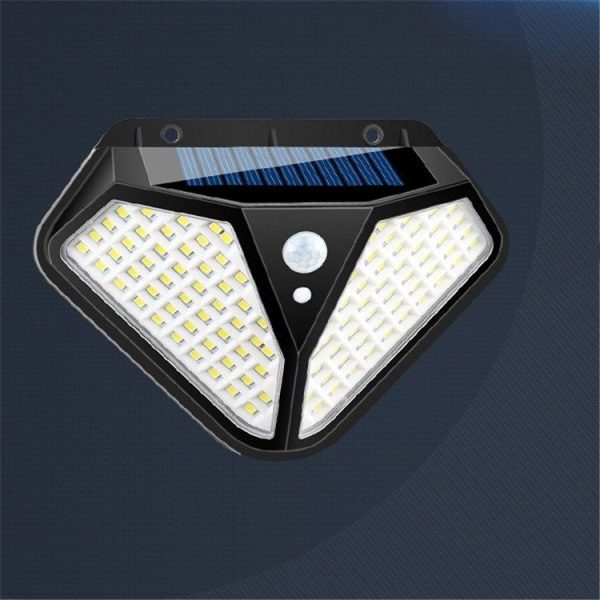 102 LED Solar Wall Lamp Body Induction Garden Lamp Villa Waterproof Outdoor Lighting Street Lamp - Image 2