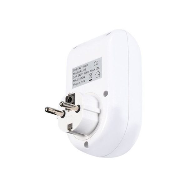AL-06 220-240V Digital Timer Switch Socket, EU Plug - Image 3