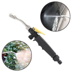 Garden Water Guns Stainless Steel Multifunction High Pressure Car Wash Spray Nozzle Hose Wand, Specification: 30cm
