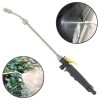 Garden Water Guns Stainless Steel Multifunction High Pressure Car Wash Spray Nozzle Hose Wand, Specification: 48cm