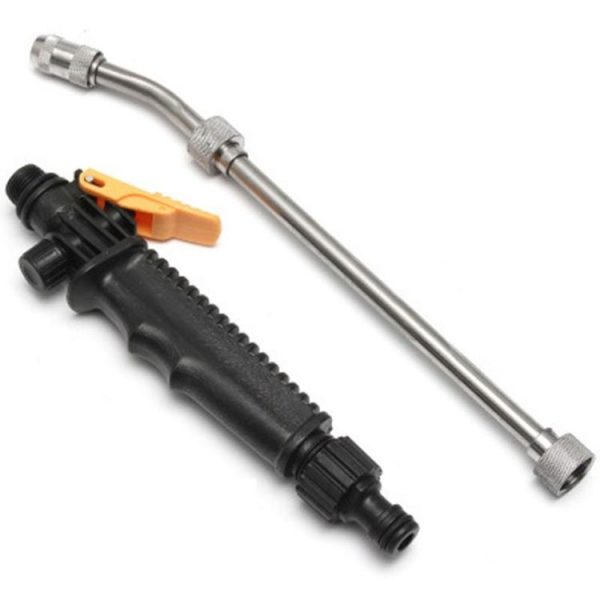 Garden Water Guns Stainless Steel Multifunction High Pressure Car Wash Spray Nozzle Hose Wand, Specification: 58cm - Image 5