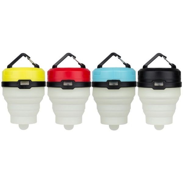 2 PCS Portable Emergency Camping Lantern Tent Soft Light Outdoor Hanging 5 LED Bulb (Red) - Image 8