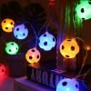 1m 10 LEDs Football Lantern String KTV Creative LED Decorative Light (Colors Light)