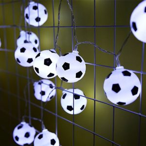 2m 20 LEDs Football Lantern String KTV Creative LED Decorative Light (White Light)