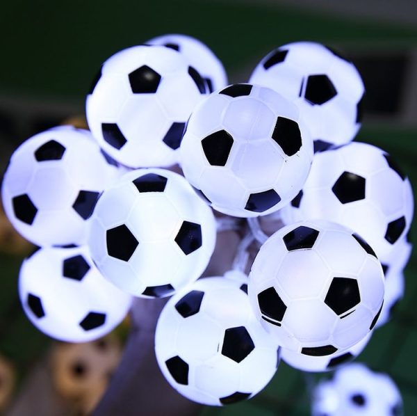 2m 20 LEDs Football Lantern String KTV Creative LED Decorative Light (White Light) - Image 2