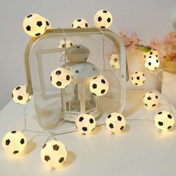 3m 20 LEDs Football Lantern String KTV Creative LED Decorative Light (Warm White Light) - Image 2