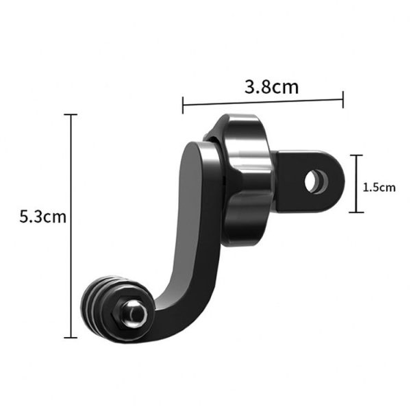 TELESIN Centered Universal Bend Arm Sports Camera Accessories For GoPro HERO11 Black / HERO9 Black / DJI Osmo Action 3 - Image 3