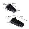 Same Direction Short Adapter TELESIN Screw Adapter Adjustment Arm For GoPro Hero12 Black / Hero11 / 10 / 9 / 8 / 7 / 6 / 5, Insta360 Ace / Ace Pro, DJI Osmo Action 4 and Other Action Cameras - Image 3