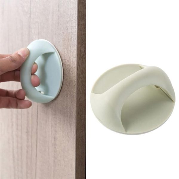 Multifunctional Plastic Furniture Door Handle Cabinet Pulls (Green)