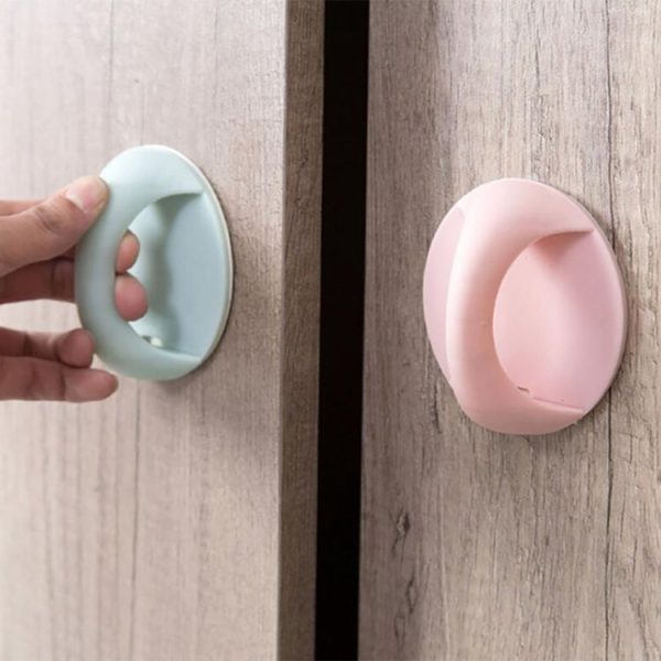 Multifunctional Plastic Furniture Door Handle Cabinet Pulls (Green) - Image 3