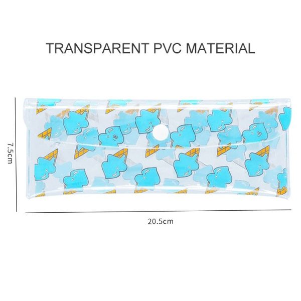 Transparent Cute Fruit Pencil Case PVC Pencil Box Pencilcase Pencil Bag School Supplies Stationery (Watermelon) - Image 2