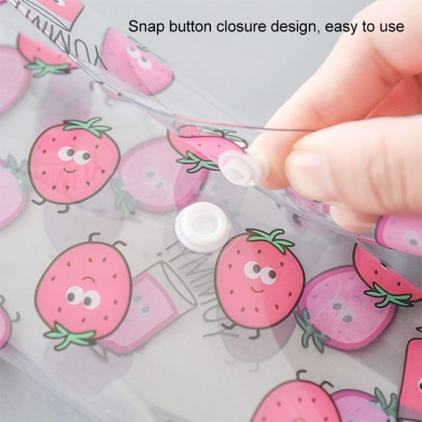 Transparent Cute Fruit Pencil Case PVC Pencil Box Pencilcase Pencil Bag School Supplies Stationery (Watermelon) - Image 5