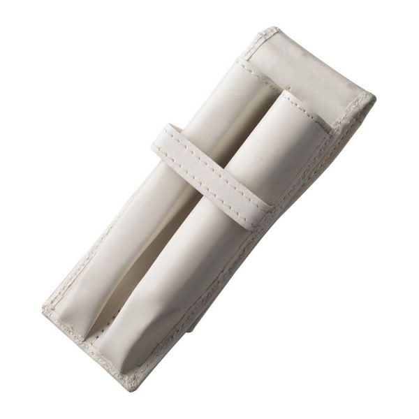 Double Pen Case Roller Pen Case Birthday Present Business Office Accessories (White) - Image 2