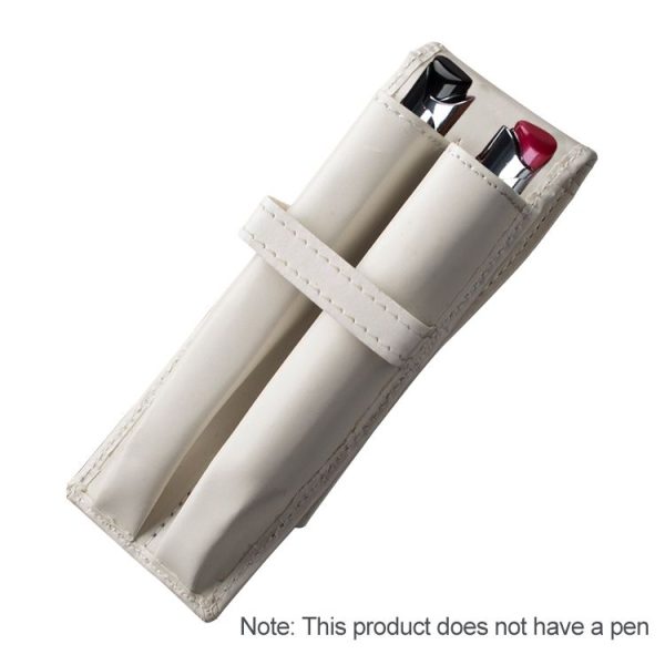 Double Pen Case Roller Pen Case Birthday Present Business Office Accessories (White) - Image 4