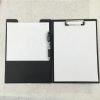 Office Document Holder Filing Clip Board A4 Leather Folding Clipboard, Random Color Delivery - Image 3