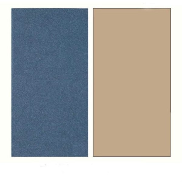 Kraft Traveler Notebook Vintage Notebook Handmade Journal Genuine Leather Diary, Size: 12x21cm (Blue Kraft) - Image 2