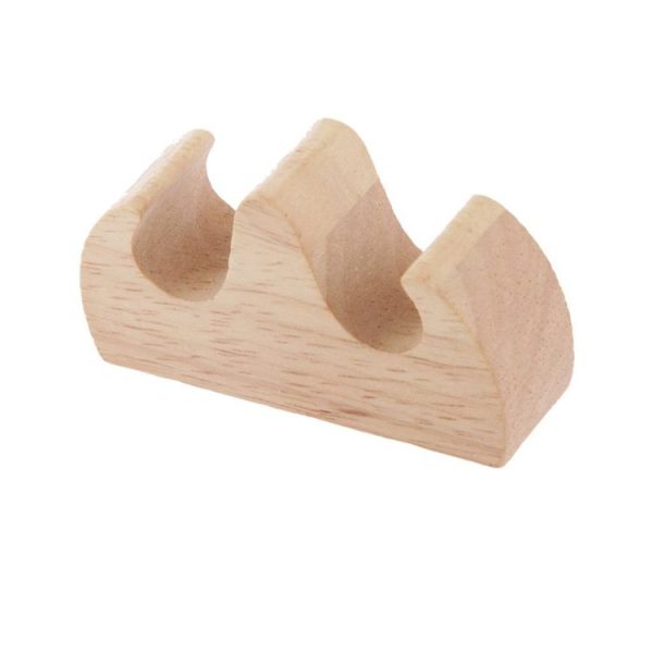 2 PCS Pen Holder Wood Chinese Writing Pen Holder Calligraphy Brush Desktop Decoration - Image 2