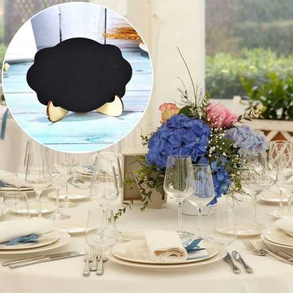 20 Sets Mini Butterfly Chalkboard Signs Small Blackboard with Wooden Frame Easel Kids Craft Party Wedding Decoration - Image 7