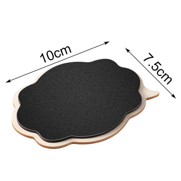 10 PCS Mini Thicker Cloud Shape Black Chalkboards Wood Small Message Board - Image 5