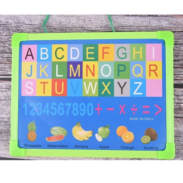 White Board Dry Wipe Board Mini Drawing Whiteboard Small Hanging Board with Marker Pen, Random Color Delivery - Image 3