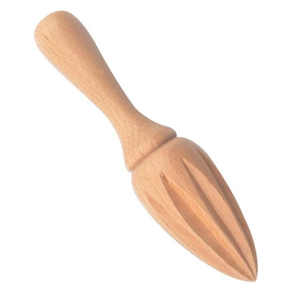 Wooden Squeezer Juicer Fruit Juice Extractor Reamer Lemon Cone Multifunctional Kitchen Tool - Image 3